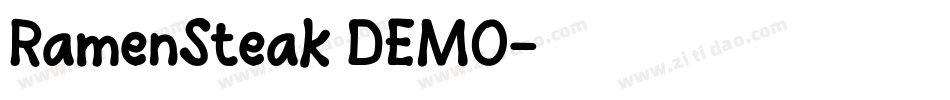 RamenSteak DEMO字体转换